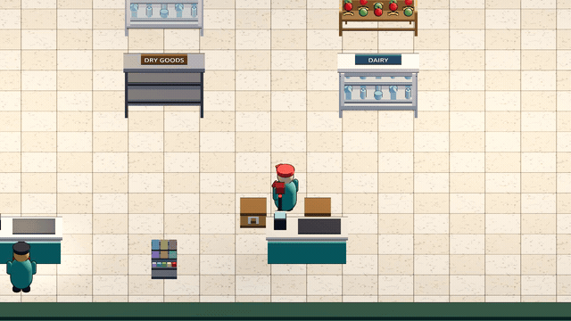 GIF: throwing stock across the store