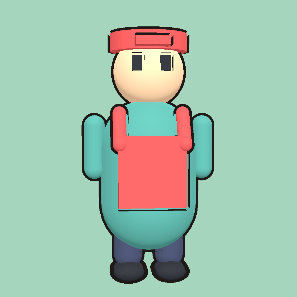 The player character